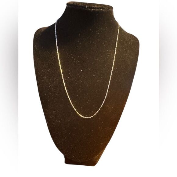 Macy’s chain link Sterling Silver Chain 18” Necklace - Picture 2 of 3